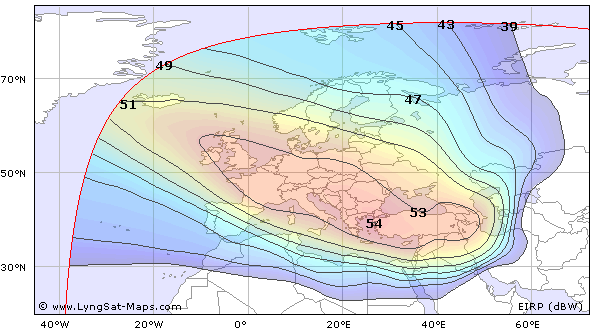 جديد مدار القمر التركي Turksat 2A /42.0°