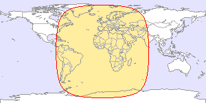 Intelsat 10-02: Global footprint map