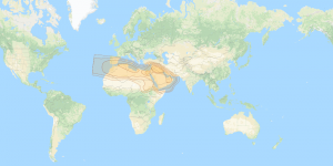 TurkmenÄlem/MonacoSat: Middle East & North Africa footprint map