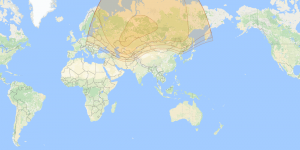 Yamal 401: Russia C footprint map